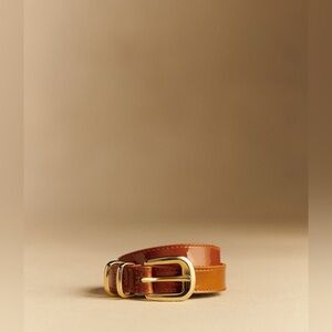 Sézane Livie Belt Polished Camel